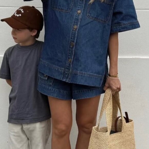 Kivari Celene Denim Short - Indigo NWT - Picture 4 of 10